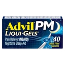 Advil PM Liqui-Gelsの痛みのRelieverおよび夜間睡眠の援助、痛みの軽減のためのIbuprofenの痛みの薬および睡眠の援助のためのDiphenhydramine HCL - 40の液体によって満たされたカプセル-大学に戻る