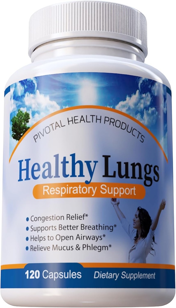 健康な肺 120 のカプセル-Lung 機能、Breathe のよりよい改良して下さい、Mucus、プレングムおよびアレルギーをすぐに停止して下さい。 すべての自然な肺の健康の補足とすぐに救助を得る