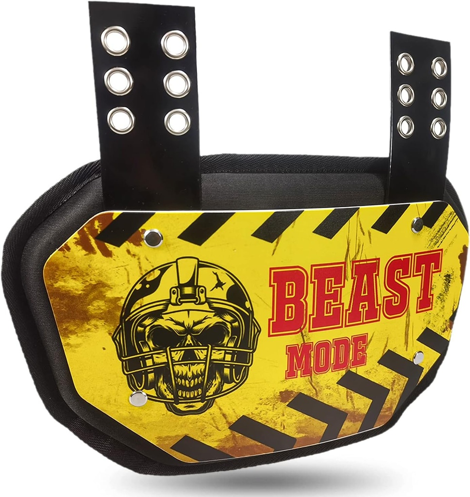 肩パッドのフットボール、後部保護装置のためのスポーツのフットボールの背部版のフットボールのバックプレートはフットボール プレイヤー、より低い背部のためのパッドをこの丈夫なバックプレートと安全そして流行します。