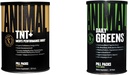 Animal TNT+ Test Booster, Prostate & Stress Support Greens Chlorophyll, Spectra, Prebiotic, Probiotic for Gut & Immune Health, 30 Count