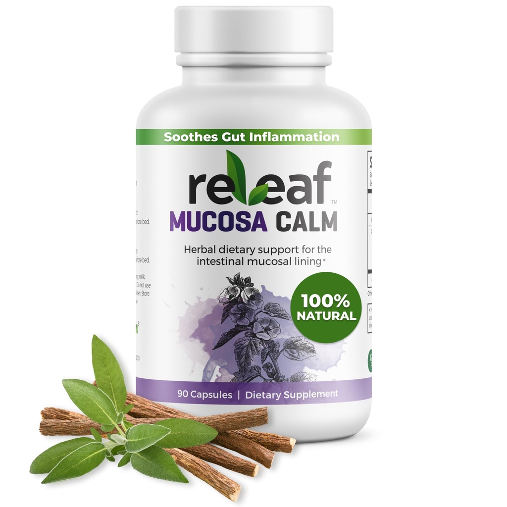 MucosaCalm - 腸粘膜ライニングのためのハーブの栄養補助