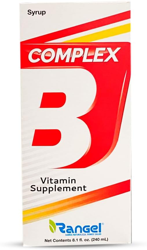Rangel Complejo B Suplemento Vitamínico、8.1 Fl Oz (パッケージ 1)、黄色
