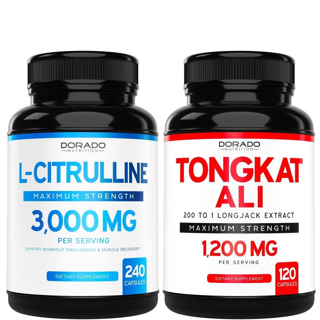 Lシトルリン3000mgサプリメント(240カウント)Lアルギニン&ニトリ酸化物ピル - 男性1200mg 200〜1エキス - (120カウント)サポート強度、ドライブ&アスレチックパフォーマンス - ビーガン&USAメイド