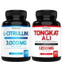 Lシトルリン3000mgサプリメント(240カウント)Lアルギニン&ニトリ酸化物ピル - 男性1200mg 200〜1エキス - (120カウント)サポート強度、ドライブ&アスレチックパフォーマンス - ビーガン&USAメイド