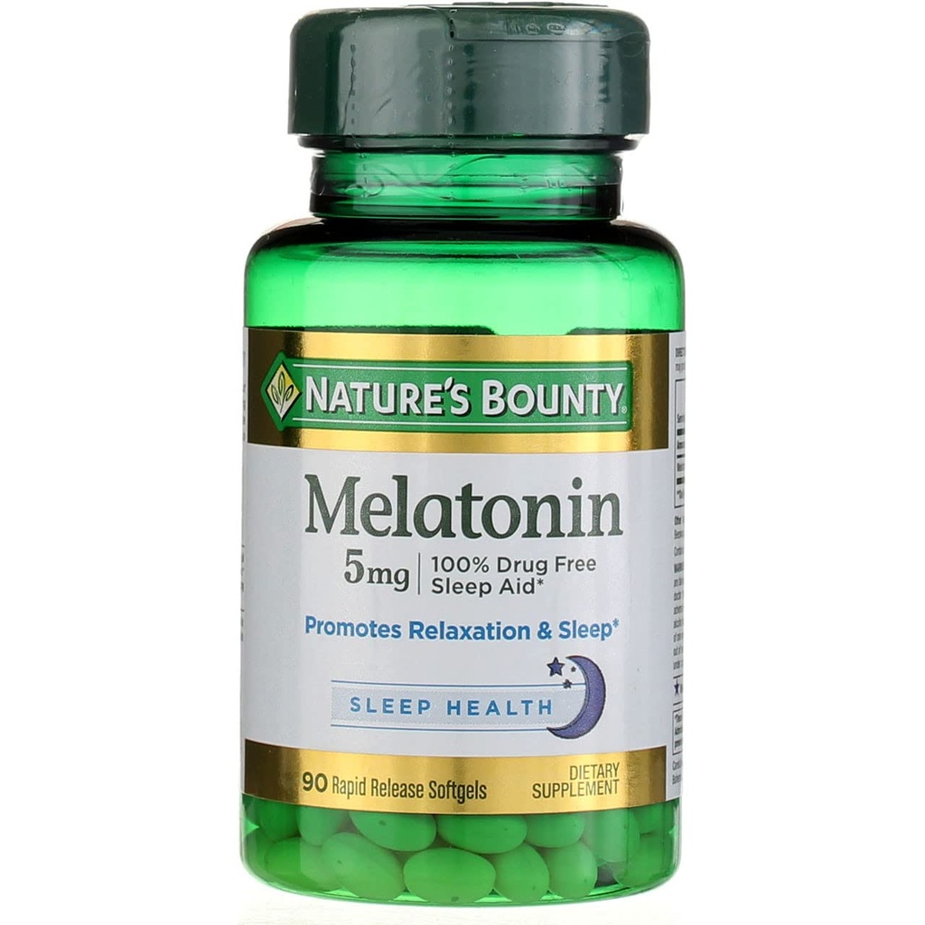 Nature's Bounty Melatonin 5mg、60錠