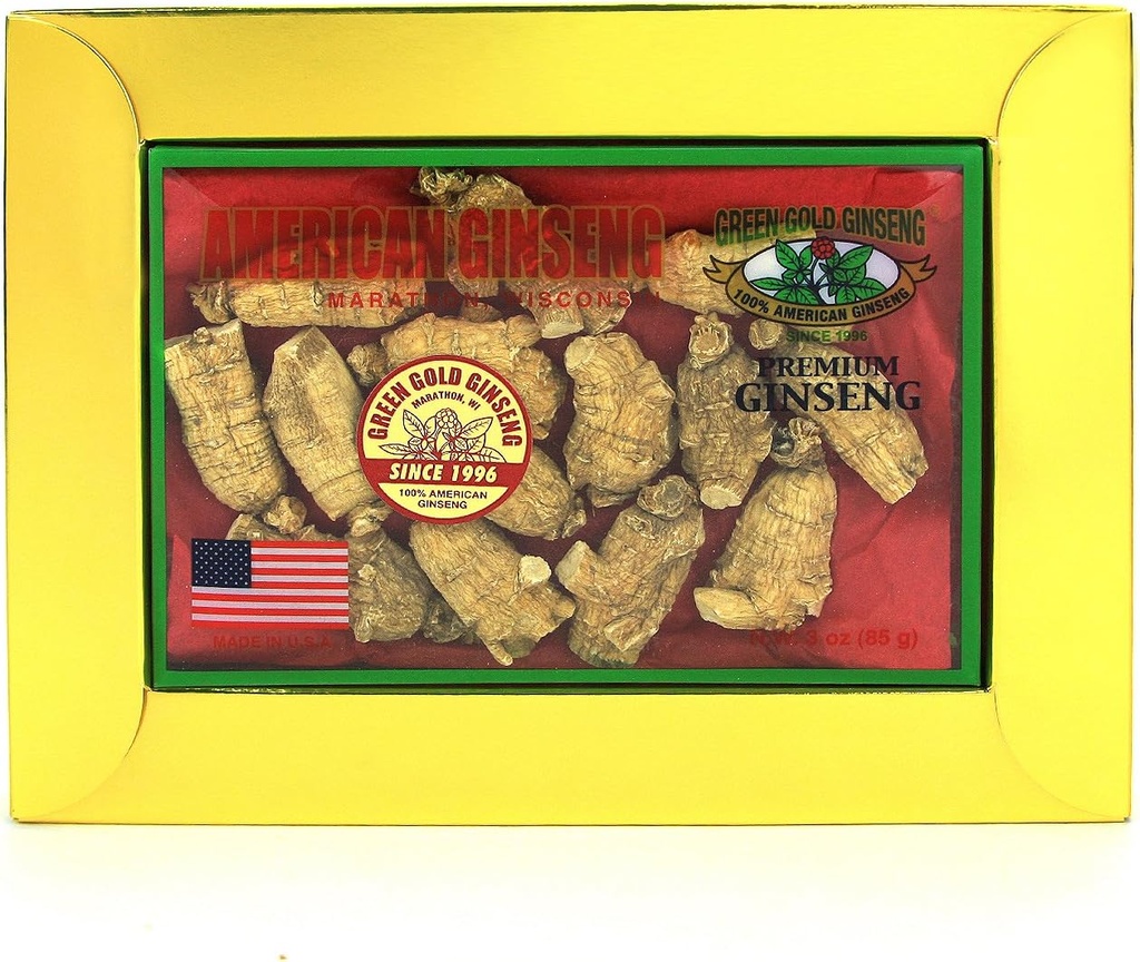 SKU CZ 122-3 | Short Large Roots | American Ginseng Roots from Marathon County, WI | 3oz Box, B06XCDWKKN