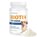 犬のためのBiotinは、光沢があるコートおよび健康な皮を支えます、犬の釘、犬の取除くことのためのBiotinの粉の補足、犬のための乾燥した皮の救助、6つのoz増強します