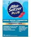 Alka-Seltzerプラス最大強度の咳、Mucus&Congestion Powermax液体ゲル、高速かつ効果的な胸の混雑緩和、咳の抑制剤、大人と子供12歳と24歳