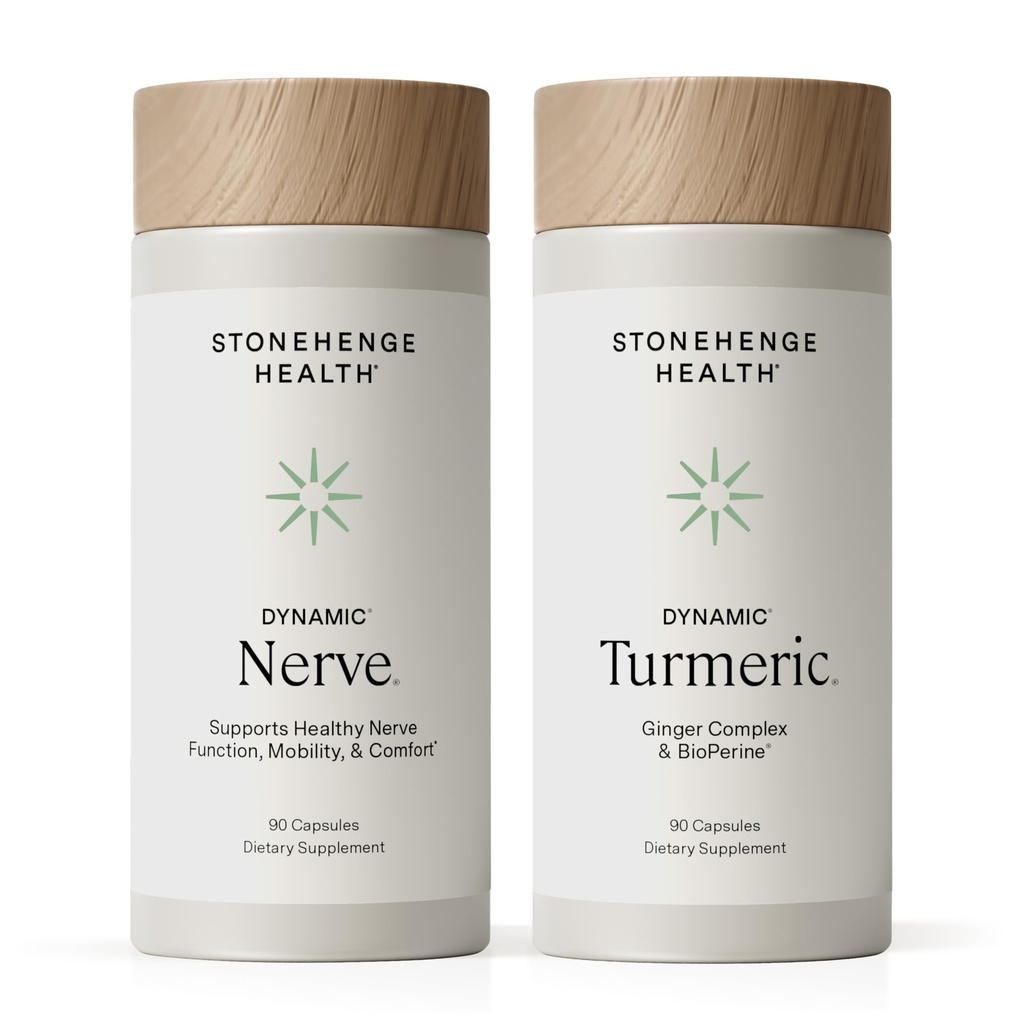 Stonehengeの健康の動的Nerve +動的ターメリックの束は慰め、Tingling、Numbness、焼くことを支えるために補います