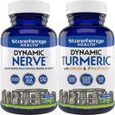 Stonehengeの健康の動的Nerve +動的ターメリックの束は慰め、Tingling、Numbness、焼くことを支えるために補います