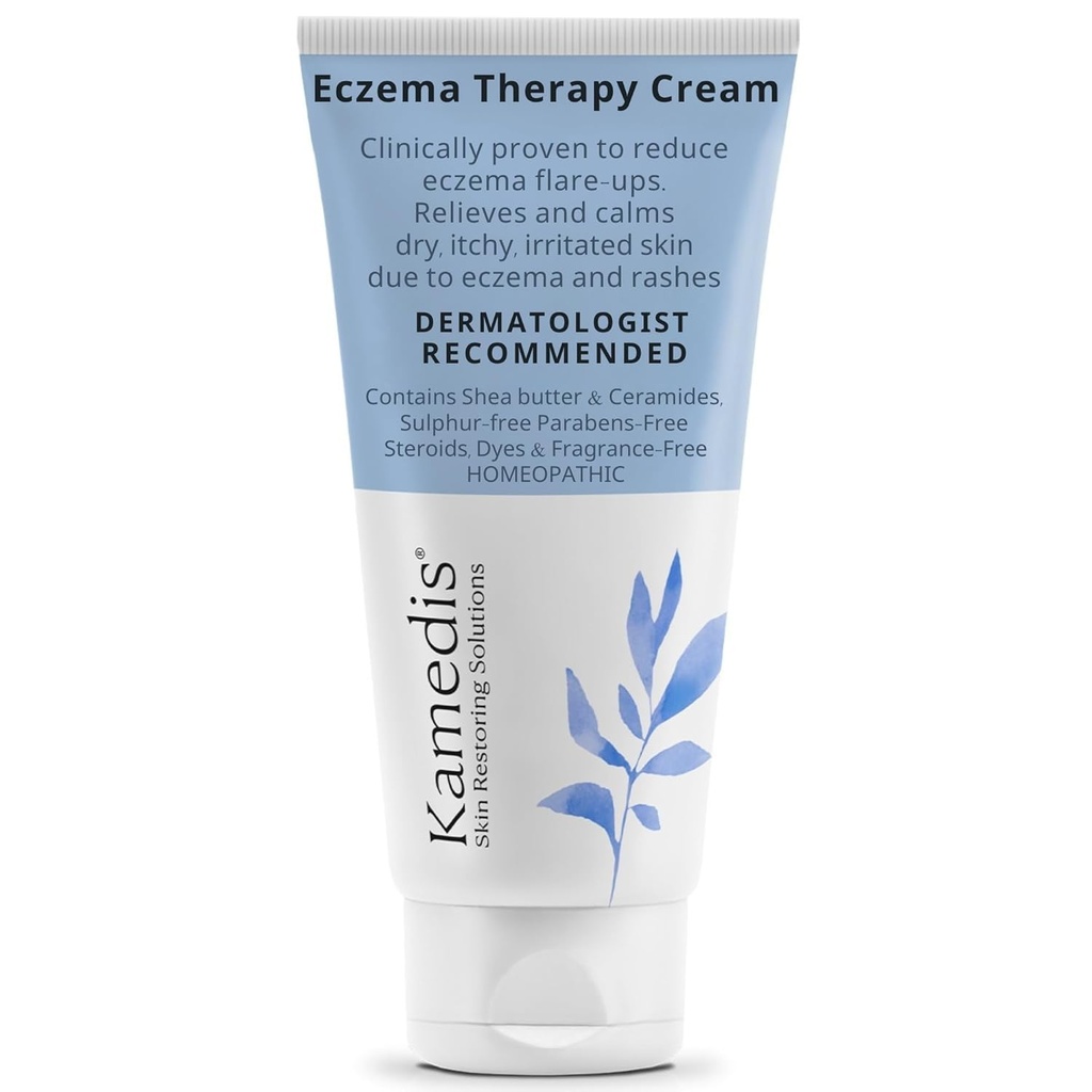 KAMEDIS Eczema 療法 癒し ボディ クリーム. 植物ベースの かゆみ、乾燥、刺激された皮のために臨床的に証明される。 皮膚科医は保湿治療を勧めました。 SLS&パラベンフリー