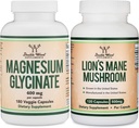 Wellness Support Duo – Magnesium Glycinate and Lion’s Mane to Support Overall Health and cognition