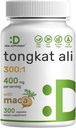 DEALの補足のTongkatのアリのエキス300:1 400mg及びマカの根400mg   300のカプセル、超強さのLongjack (Eurycoma Longifolia) +ペルーのマカ–非GMOの人の健康、性能のための草の補足