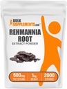 BulkSupplements.com Rehmannia Root、ハーブサプリメントからRehmannia Extract Powder、Gluten Free、1kg(2.2 lbs)(パッケージ1)
