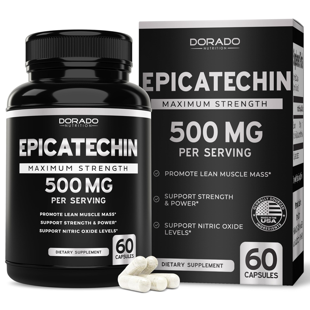 エピカチキン抽出物 500mg/サービング(60カプセル)マイオスタチン阻害剤、マイオスタチンブロッカー、ニトリオキド、スタミナ&耐久性 - 非GMO、ビーガンサプリメント&サードパーティテスト
