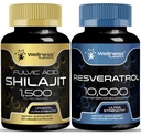 ウェルネス LABSRX はシラジットの純粋なヒマラヤのカプセルが付いているレスベラトロール カプセルをressveratrol