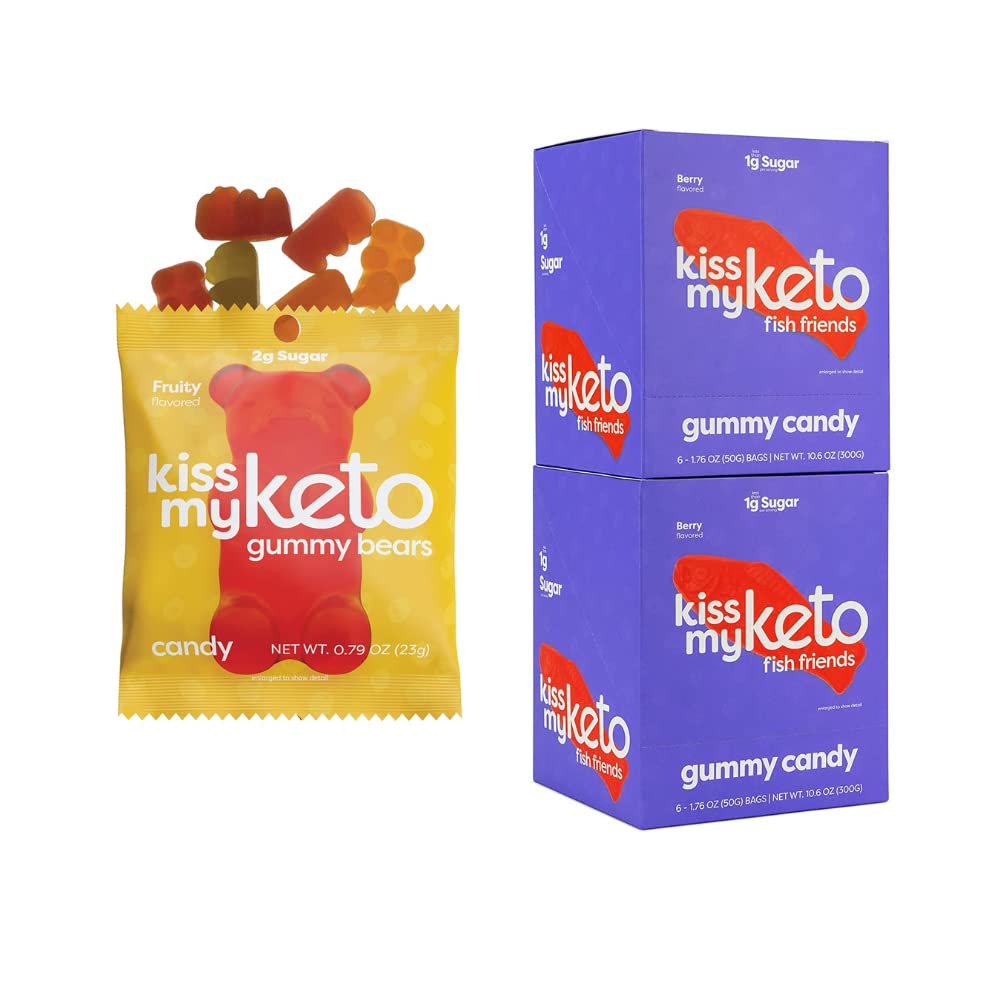私のKetoのキャンデーのGummyは12パック+ KetoのGmmiesの魚12のパックを嘆きます
