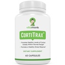 VitaMonk CortiTraxナチュラルコルチゾールブロッカー - 医師式コルチゾールマネージャ、コルチゾールサポート&コルチゾール減速機(通常範囲内) - 60カプセルコルチゾールサプリメント