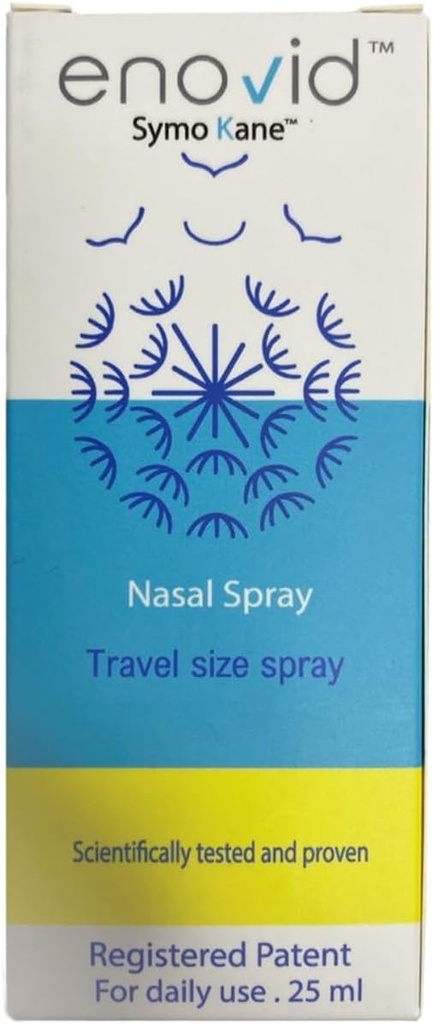 Enovid@自然と革命的な保護鼻スプレー - 0.845 fl oz、毎日の使用のための偉大な旅行サイズのスプレー、化学無料、世界中の百万によって信頼される無燃料 - 1 のパック