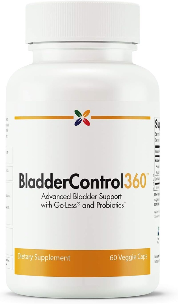 今すぐ老化を停止 - BladderControl360フォーミュラ - 膀胱コントロールサポート - Go-Less & Probiotics - 尿の健康プロバイオティクスサプリメント - Lactobacillus Rhamnosus、カボチャ種子&大豆ガームエキス - 60 Vcaps