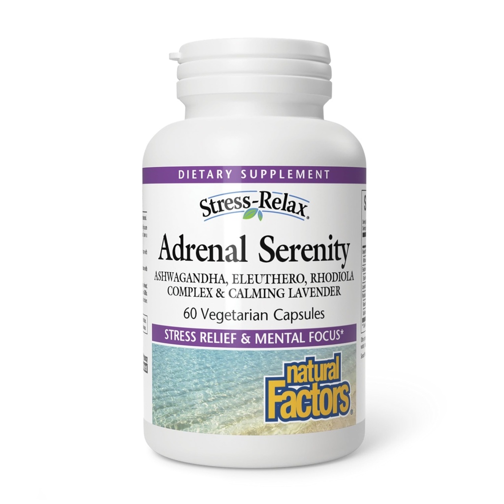 ナチュラルファクター STRESS-RELAX® Adrenal Serenity、60カプセル