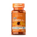 Puritan's Pride Premium LutigoldTM ルテインカロテノイド6mgとZeaxanthin for Men and Women、Eye Healthサポートのためのサプリメント、200急速なリリースSoftgels