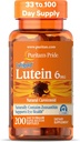 Puritan's Pride Premium LutigoldTM ルテインカロテノイド6mgとZeaxanthin for Men and Women、Eye Healthサポートのためのサプリメント、200急速なリリースSoftgels