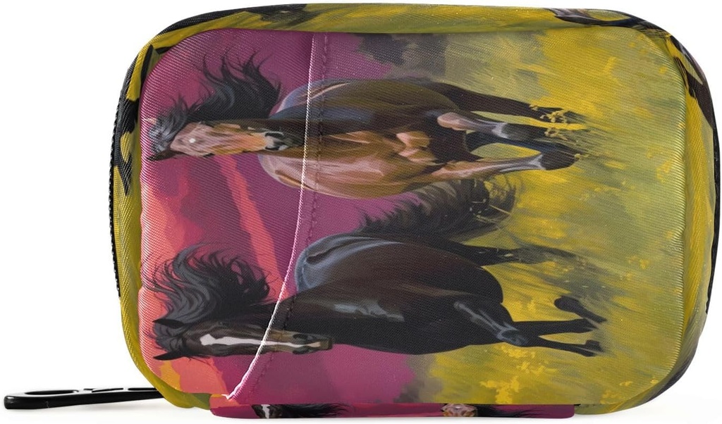 馬の丸薬のオルガナイザーの箱の携帯用週刊の毎日の丸薬の箱袋のオルガナイザーの補足の薬旅行家族のビジネスのためのジッパーが付いている