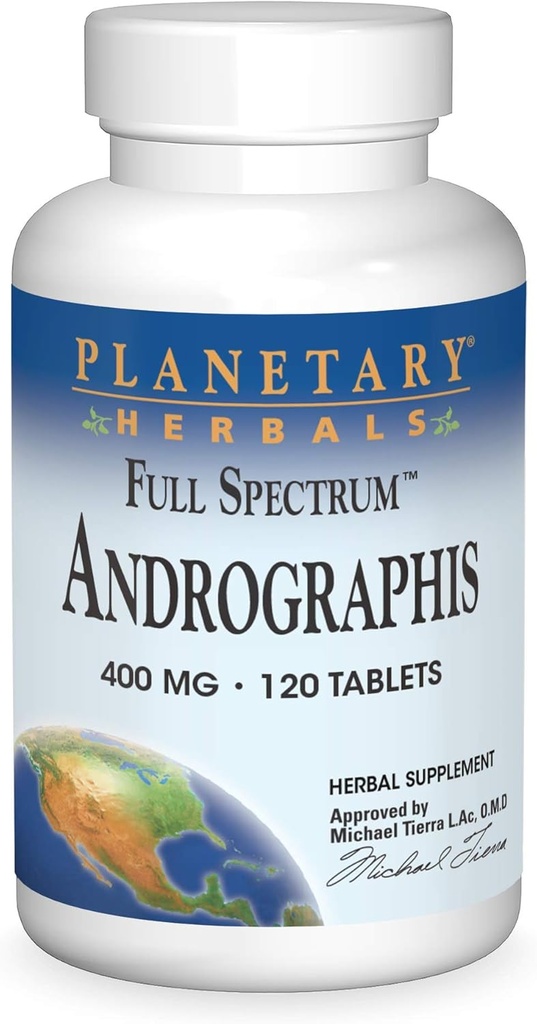 惑星の草のフル スペクトラムの Andrographis 400mg サポート健康な消化器、心臓血管及びUnrinary システム - 健康な肝臓及び免疫機能のためのサポート - Ayurvedic ハーブ - 120 のタブレット