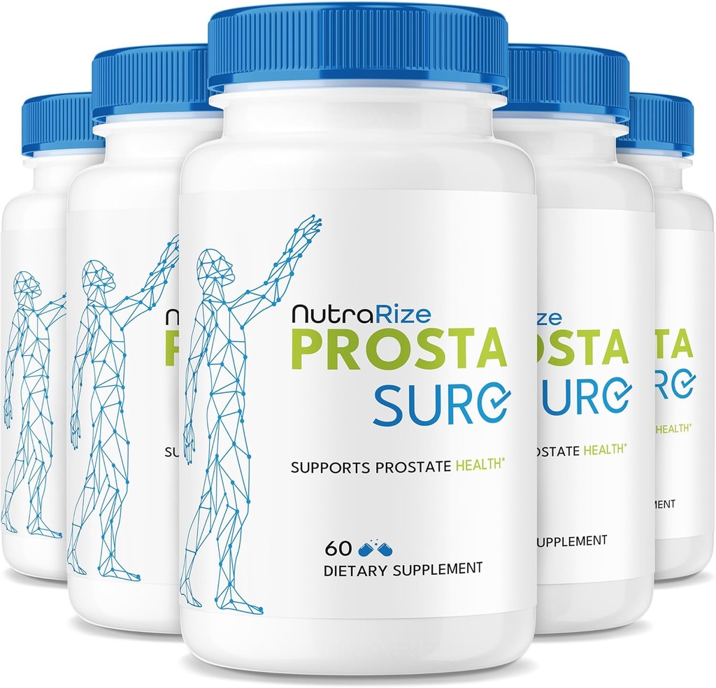 NutraRize(5パック) Prostasureカプセル - 前立腺ヒースのための公式Prosta Sure Pills、より制御のためのすべての自然なサポートフォーミュラ&全体ウェルビーイング、パスタレビュー(300カプセル)