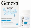 Genexa Senna Laxativeのタブレット | 不規則性と便秘の救済 | 有効な亀裂、一晩中乳剤 | 無料のタルク | 認定オーガニック&非GMO | 50錠