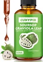 ミネラルはセル サポートのための純粋な植物とSoursop Graviolaの葉のエキスの液体の低下を補います、Zzz及びAntioxidant - Soursopのビターの液体、2-4か月の供給、2 Fl Oz