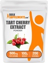 BulkSupplements.comタルトチェリーエキスパウダー - タルトチェリーサプリメント、ハーブサプリメント - 抗酸化物質、グルテンフリー、給餌ごとに500mg、100g(3.5オンス)(パッケージ1)