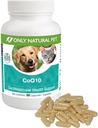 犬と猫のための天然ペットコク10カプセルだけ - Coenzyme Q10 Ubiquinoneサプリメント - 助けは死亡率を維持します, エネルギー & 全体的な幸福 – 90 カウント