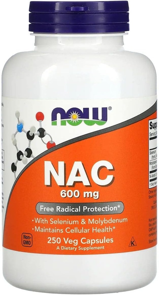 今食品、セレン、250カプセル(2パック)とNAC 600mg