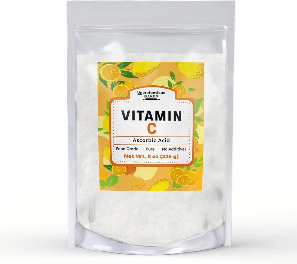 Unpretentious Vitamin C Powder Baker Ascorbic Acid, Resealable Bag