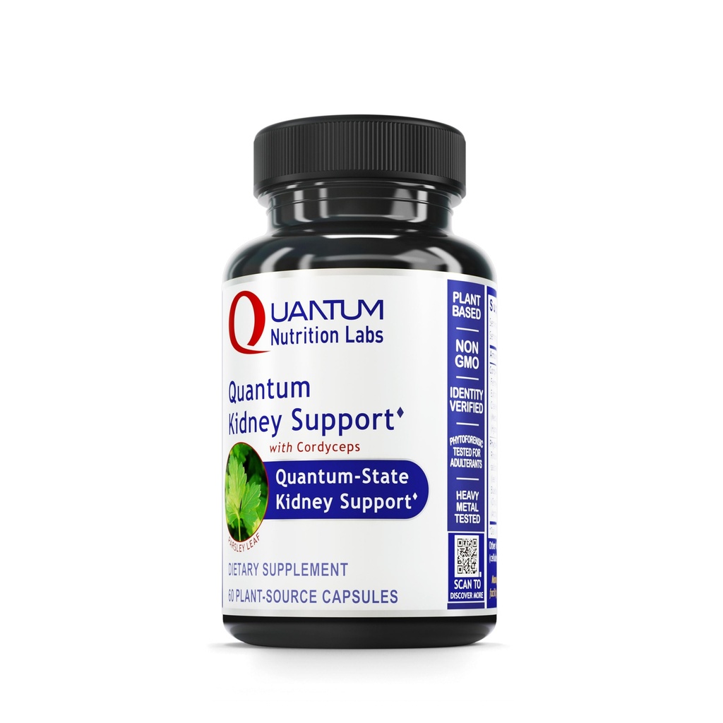 Quantum Nutrition Labs Kidney Support - Kidney Health Supplement、Kidney Support Supplement、Kidney Vitamins for Men and Women with Cranberry、Rhodiola Rosea、Parsley - 60 ベジタリアンカプセル