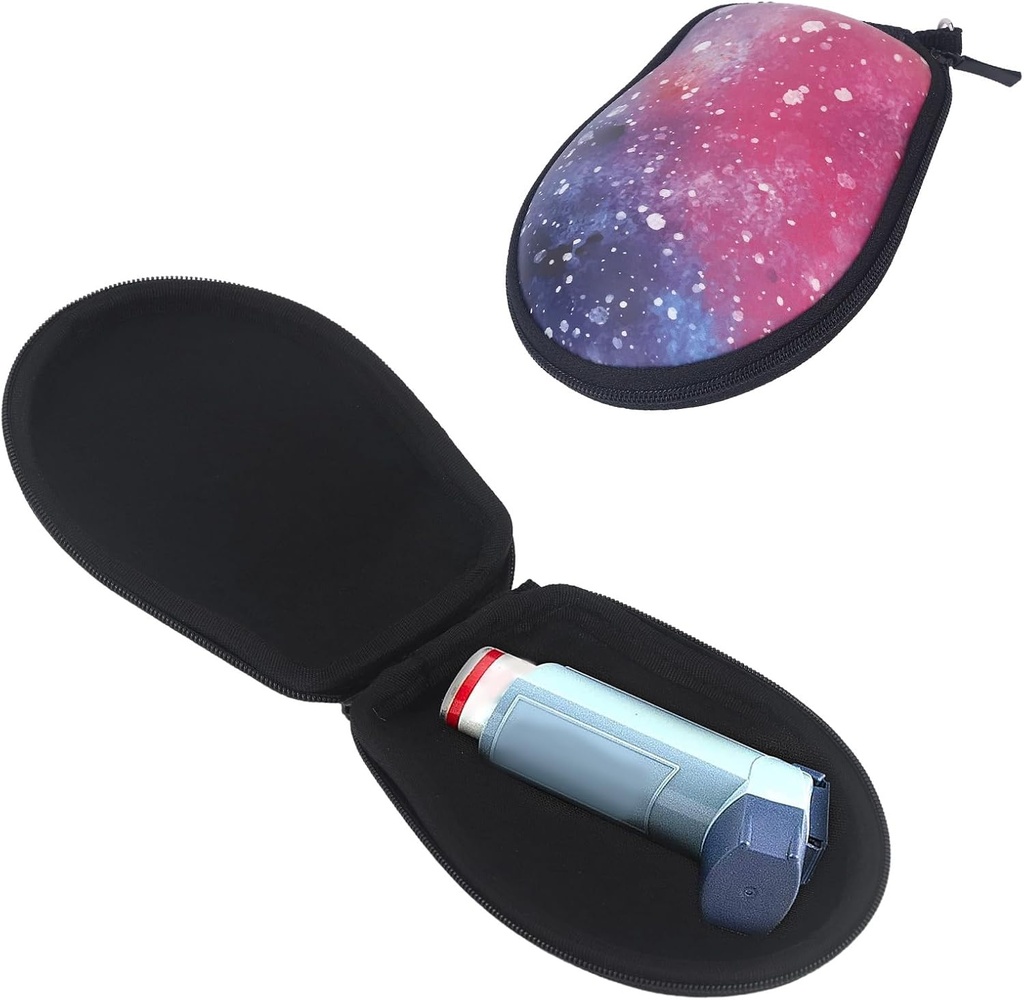 吸入器旅行箱、14.5cmの長さPUの堅い運送袋の完全な喘息の吸入器の貯蔵箱