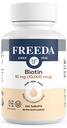 FREEDAビオチン10,000 mcg – コーシャの髪, 皮膚 & 爪のサプリメント – 毛の成長と強力な爪のための高周波B7 – Dビオチンとビーガンタブレット – 100 小さなタブレット