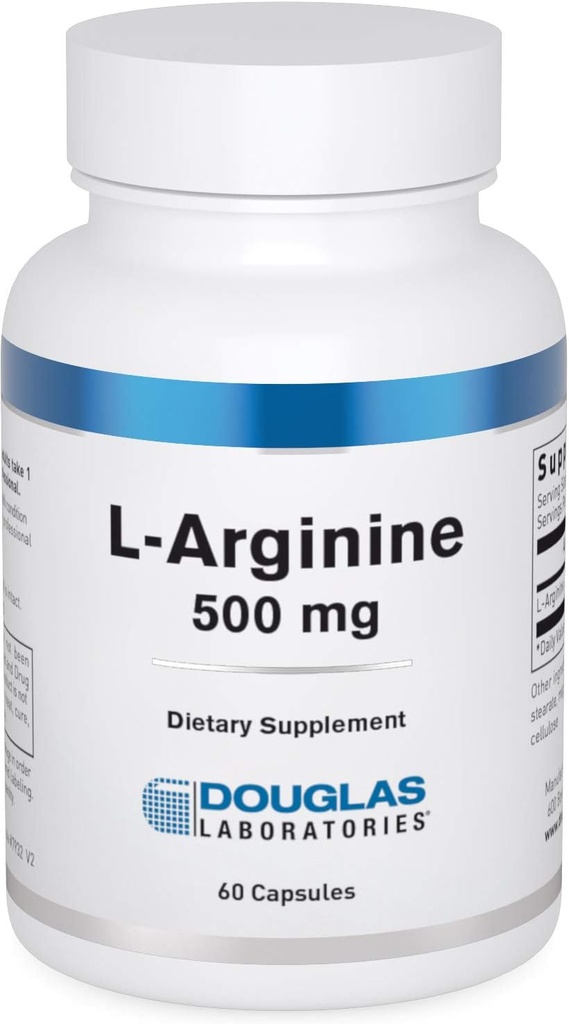 Douglas Laboratories L-Arginine (500 mg.) | Versatile Amino Acid | 60 Capsules