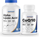 Nutricostアルファリポ酸600mgの240の帽子CoQ10 100mgの120のカプセル