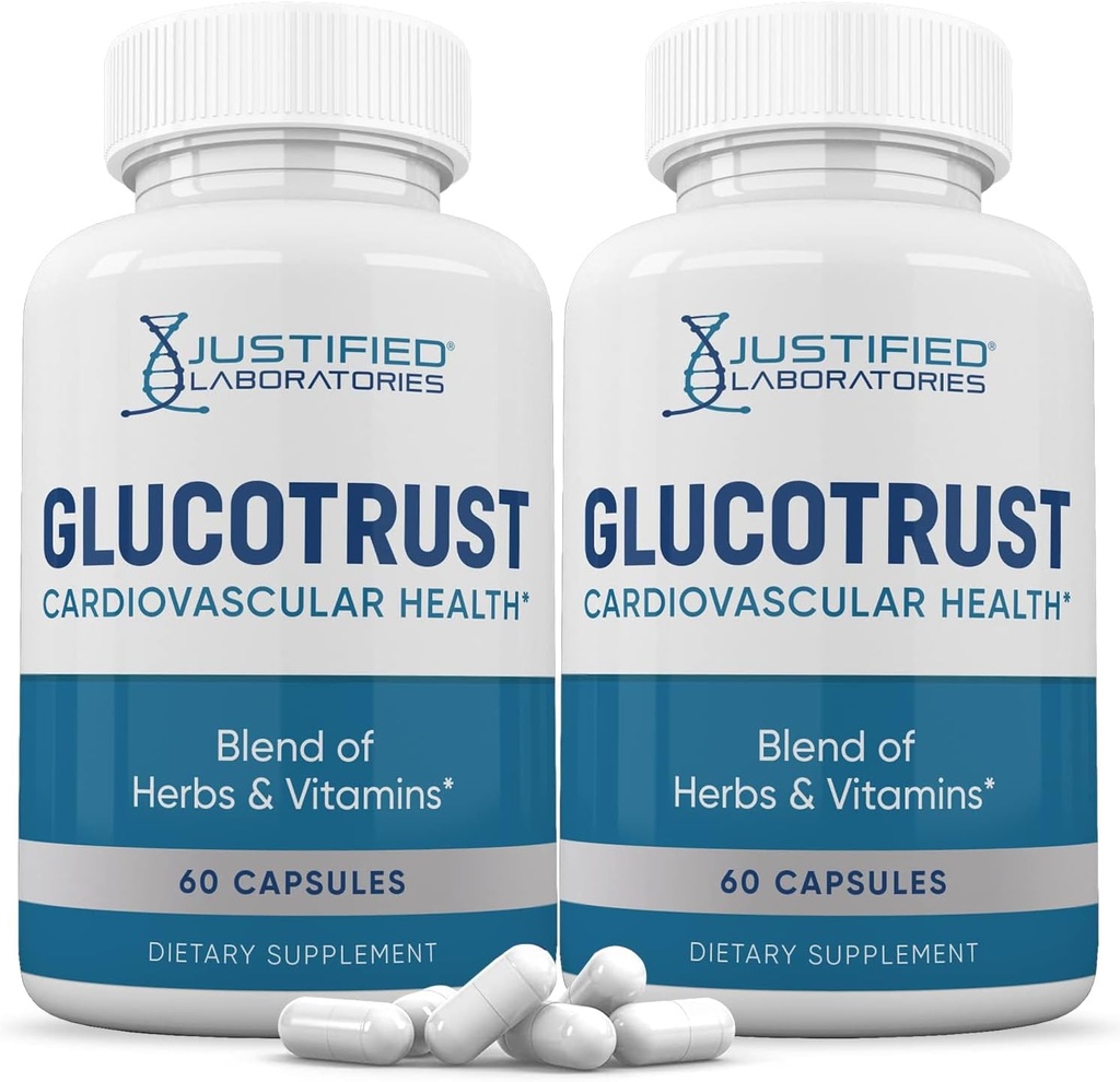正当化された実験室(2パックのGlucotrustの高度の方式の補足の丸薬120のカプセル