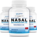ピュアゲンラボ ナザルデカンスタント PE 3 パック - 300 錠 合計 | フェニレフリン HCl 10 mg | 最大強度 | 寒冷やアレルギーによる非ダシーナサル&シヌスの混雑緩和