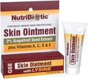 NutriBiotic – 皮膚軟膏 .5 Fl Oz | GSE、リジン、ベスワックス、エキナセア、ゴールデンシール、ビタミンE&その他 | マイナースキンのイリテーションとヘルシーティッシュをサポートするために | グルテンフリーで作られた & GMO