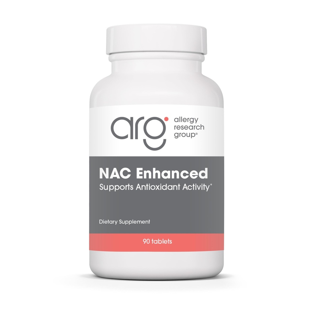 アレルギー研究グループNAC強化サプリメント - N-アセチル-L-Cysteine、グルタチオンプレカーサー、免疫機能、粘液クリアランスをサポート - 90カウント