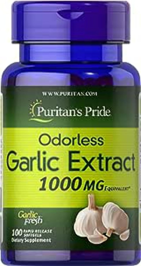 Puritan's Pride Garlic 1000 Mg, 100 合計カウント