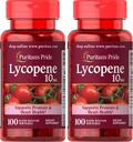 Puritan's Pride Lycopene, 前立腺と心の健康サポートのためのサプリメント* 10 Mg Softgels, 100 カウント (パッケージ 2)