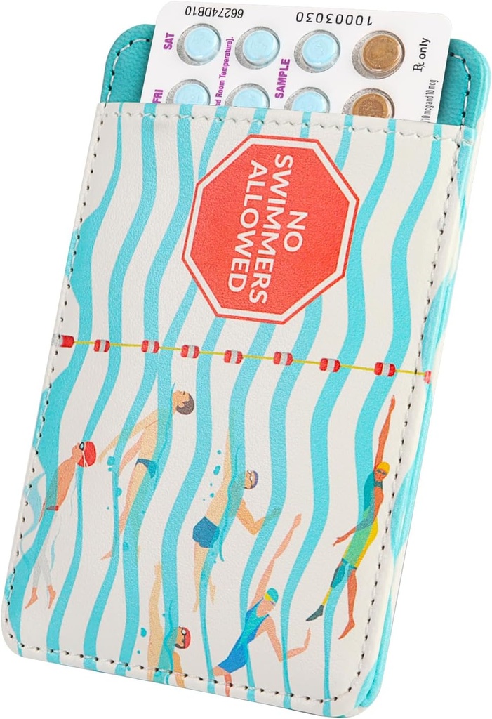 Primoライン 慎重な出産管理の丸薬の箱のホールダー、4.4x3IN 密集したオルガナイザーの袖は、標準的な丸薬のパック、携帯用および流行の保護に合います