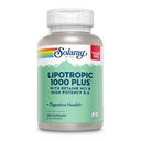 SOLARAY Lipotropic 1000 Plus with Betaine HCl & High Potency B-6, 健康な消化, エネルギー, 脂肪代謝サポート, 脂肪代謝コンプレックスプラスアロエベラ, 60 日保証, 30 サービング, 180 カプセル