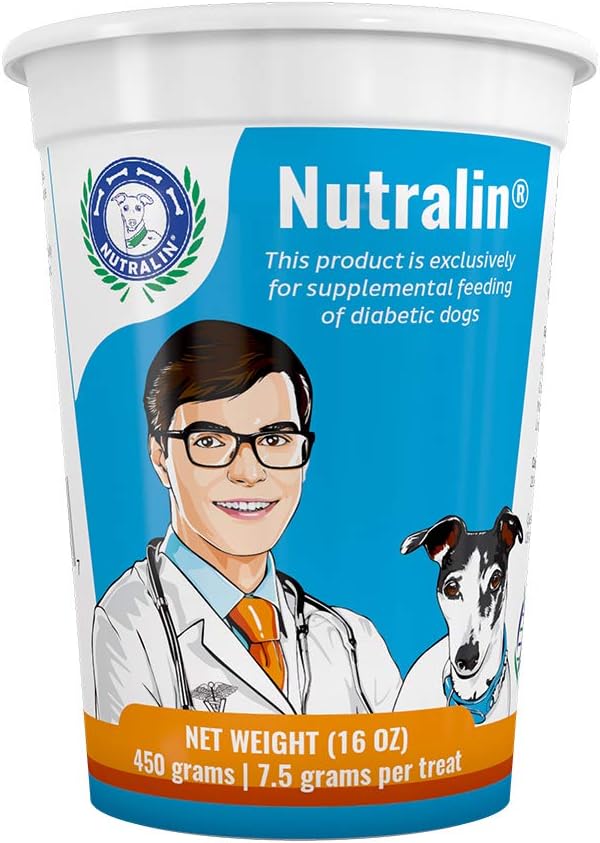 Nutralin - 糖尿病犬のサプリメント飼料専用(品種、咀嚼可能)